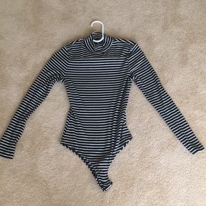 Striped bodysuit